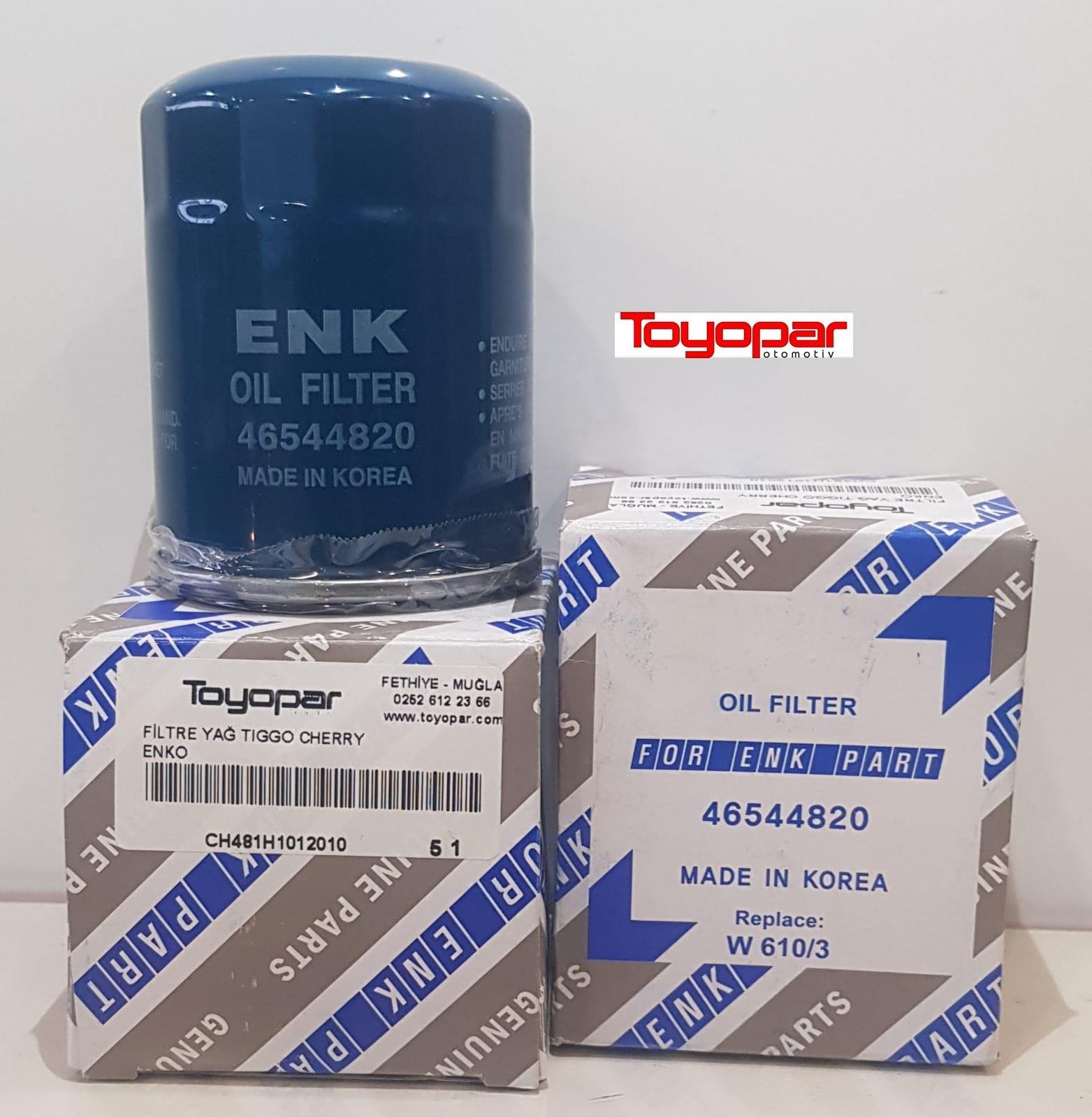 FİLTRE YAĞ TIGGO CHERRY ENKO/NICHE